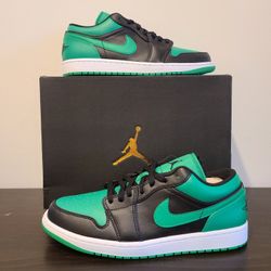 🔥💦 Size 11 - Air Jordan 1 Low Lucky Green 💦🔥