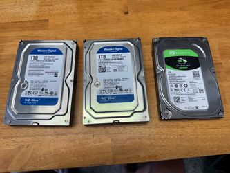 3 - 1TB hard drive $40 each or $100 for all