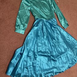 New Medium Teal Princess Dress Renaissance Costume 