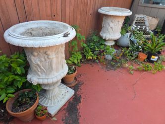 Concrete Urns 2 for the price of 1
