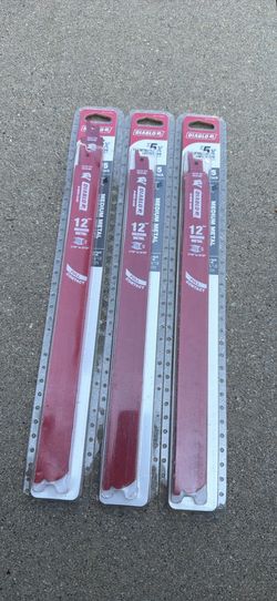 DIABLO 12 in. 14/18 TPI Bi-Metal Reciprocating Saw Blades for Medium Metal