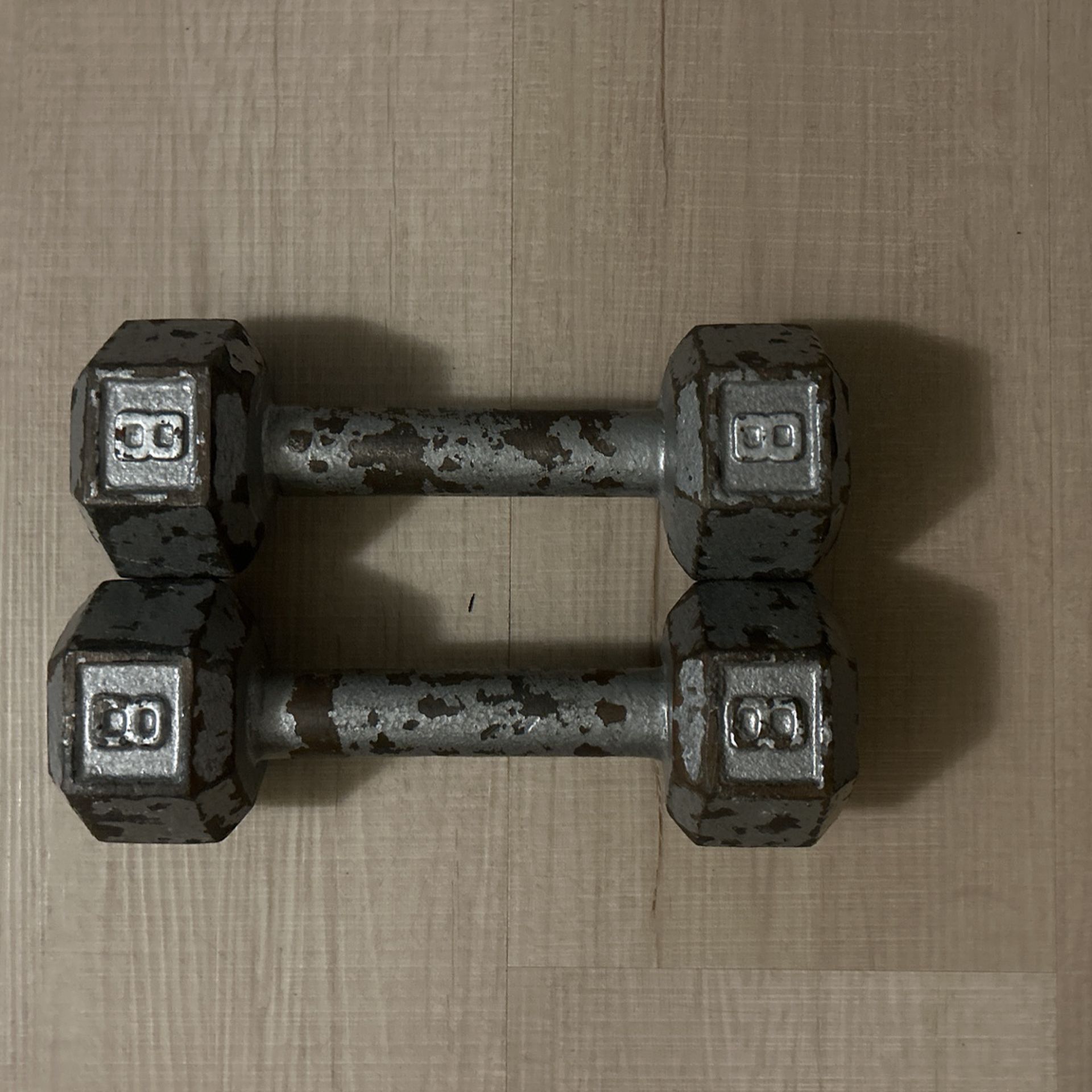 8lb Hex Dumbbell Set