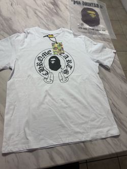 BAPE x Chrome Hearts White Graphic T-Shirt