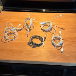 iPhone Charging Cords. $5 Each. Work Perfectly 