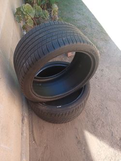 Two twenty inch michelin tires