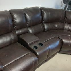 Leather couch
