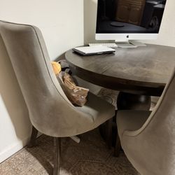 Pair Of Dining Table Chairs 