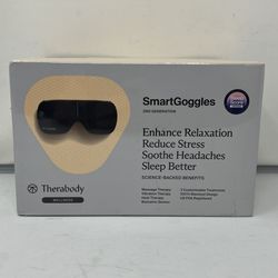 Therabody SmartGoggles (2nd Generation) Heated Eye Mask & Eye Massager - Blackout Sleep Mask
