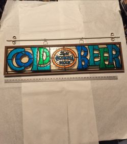 Vintage Olympia light beer Sign "COLD BEER"