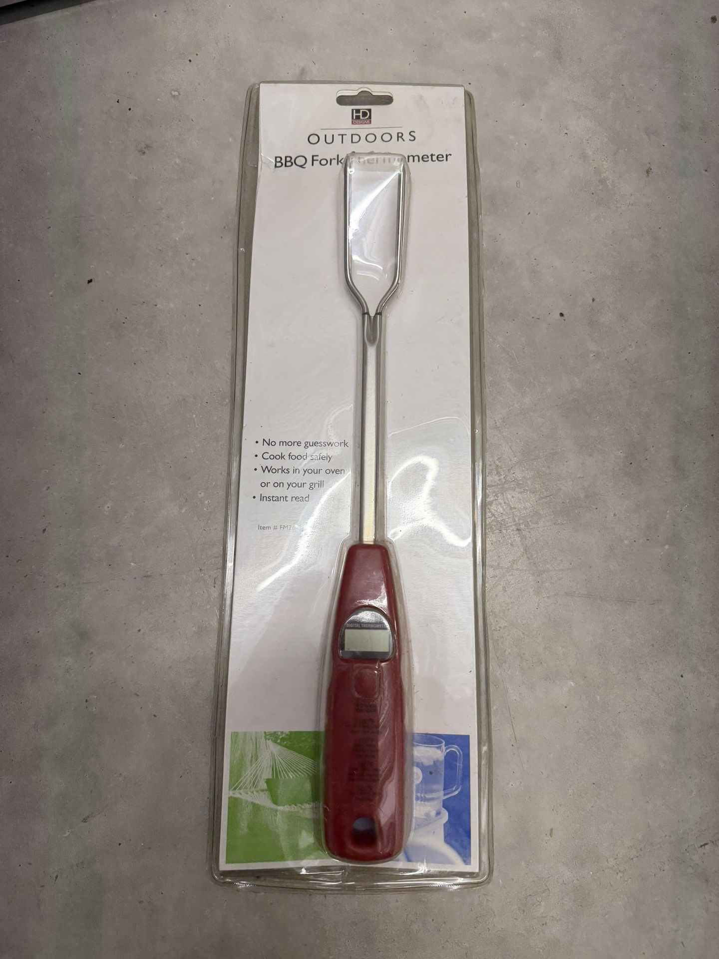 BBQ Fork Digital Meat Thermometer – New Sealed