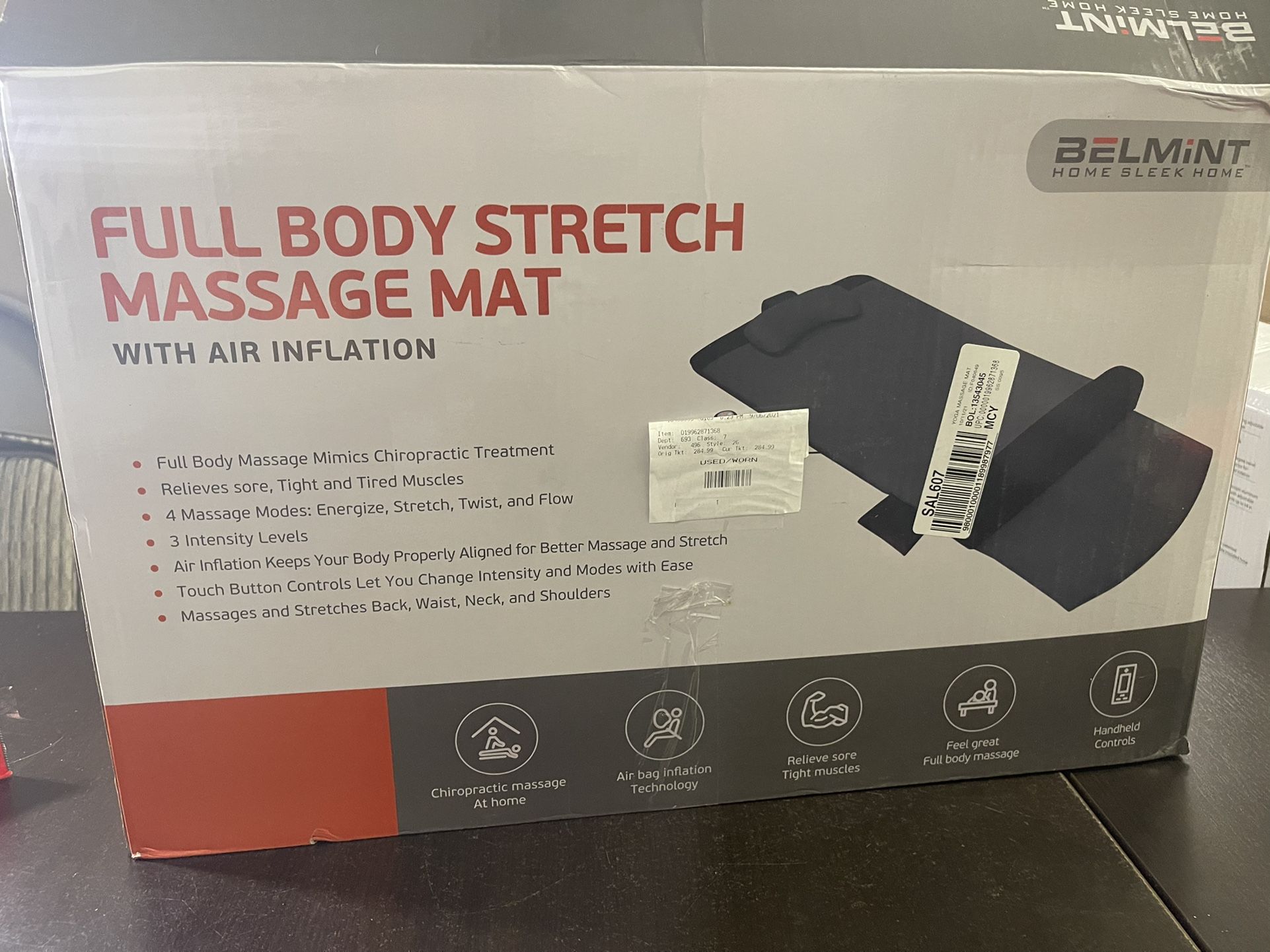 BELMIT FULL BODY STRETCH MASSAGE MAT