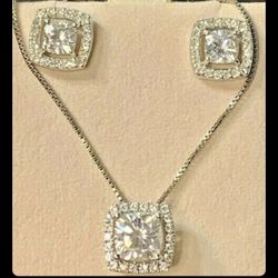 Moissanite Diamond Jewelry Set 6ctw - Stunning. 