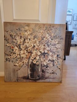 Floral Canvas From Kirkland's