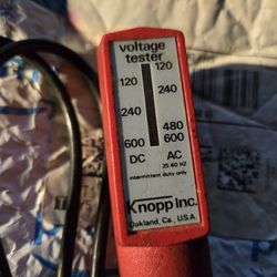 classic analog voltmeter