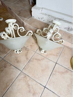 Light fixtures (4) for kitchen, hallway, room