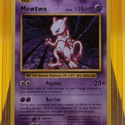 Mewtwo 51/108 Regular Rare Pokémon XY Evolutions, NM