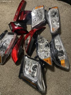 Different Headlights ,Mostly New  some has damaged