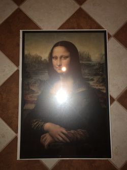 Virgil Abloh, light box,Mona Lisa backlit, Markerad IKEA 2018