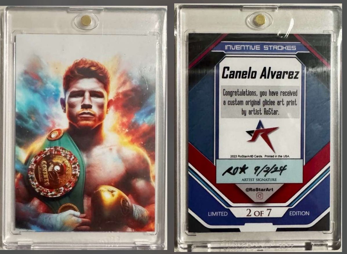 2024 Canelo Alvarez Custom Card 2/7