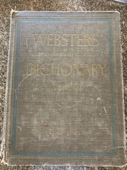 Webster's Twentieth Century Dictionary Vintage Hardcover