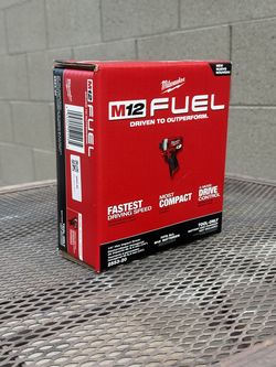 Milwaukee 2553-20 M12 FUEL 1/4 in Hex Impact Driver — Tool Only, New