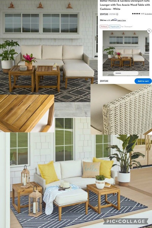 New Outdoor Sectional