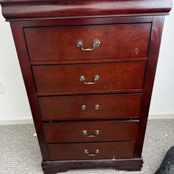 Twin Bed With Tall Dresser