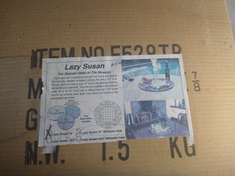 Lazy Susan   Stain Glass Kit