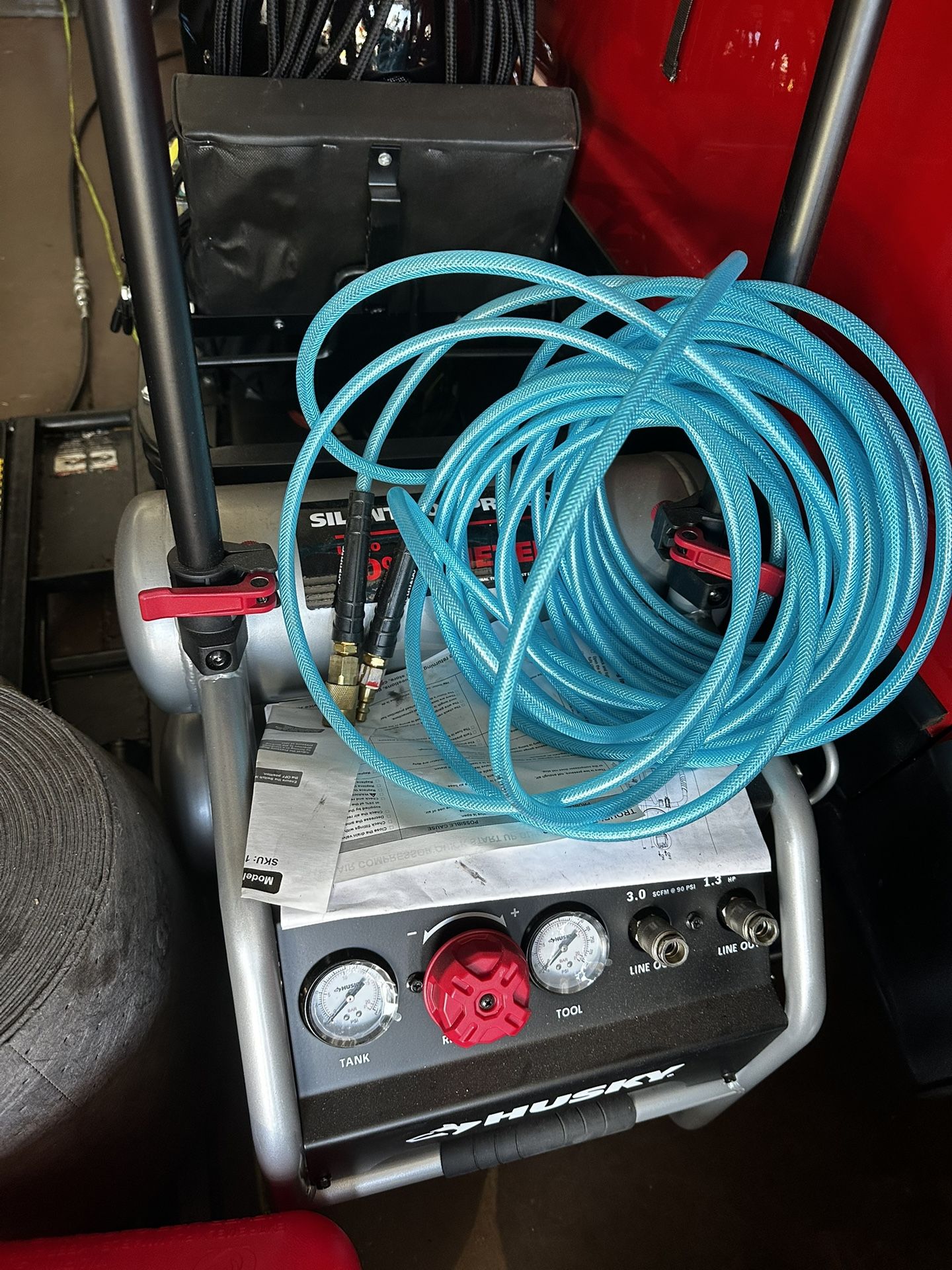 Husky Air Compressor With Tools