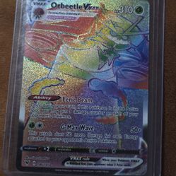 Orbeetle Vmax #186 🔥 Pokemon TCG- Vivid Voltage Secret Rare