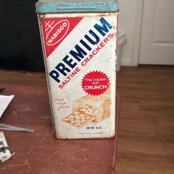 1969 Vintage Nabisco Premium Saltine. Cracker Box