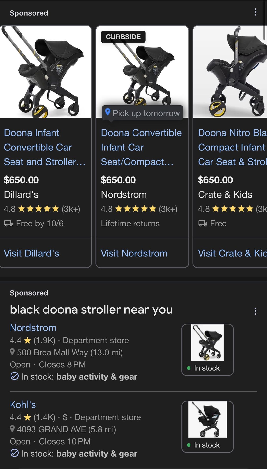 DOONA Stroller