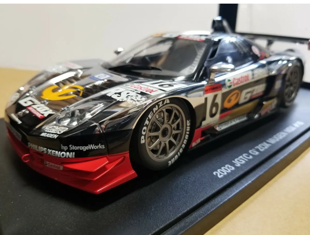 Autoart HONDA NSX JGTC 2003 G'ZOX MUGEN #16 1/18 Die-cast Model
