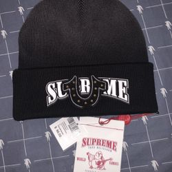 Supreme True Religion Beanie (FW25) Black