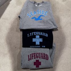 Lifeguard And Ocean Sweatshirts $10 Each Or 3 For $25