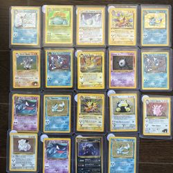 Vintage Pokemon Card Lot