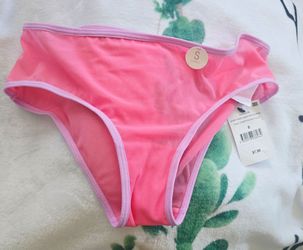 Pink Cheeky Boyleg Bikini Bottom Size S new