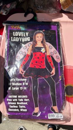 Girls Ladybug Costume
