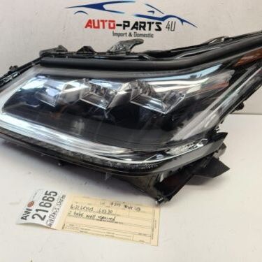 2 tabs fixed 2016-2021 LEXUS LX570 LX 570 LEFT FULL LED HEADLIGHT OEM AW21665