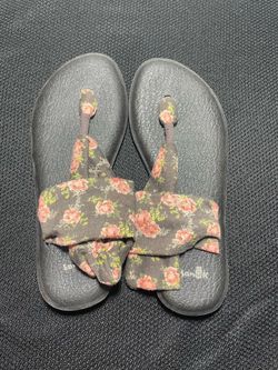 Sanuk Yoga Sling Sandals Floral Pattern