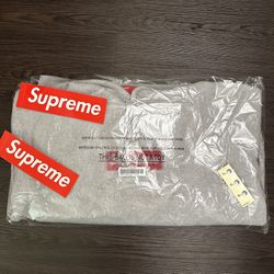 Supreme Box Logo Inside Out Hooded Sweatshirt SS23 Heather Grey Size Large !! Email Of Purchase Available❤️