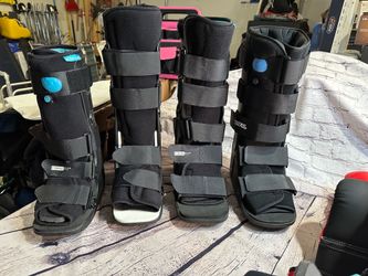 New & Lightly Used Tall Walking Boots - Form Fit, United Ortho, Royce Medical - Tall Walking Boot, XSmall - Medium Sizes Available: $25 Each * Price I