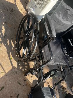 Standard Manual Wheelchair with Footrests