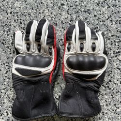 Motorcycle Gloves, Size Medium