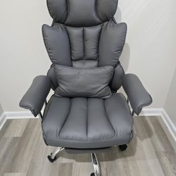 Leather Reclining Computer Chair