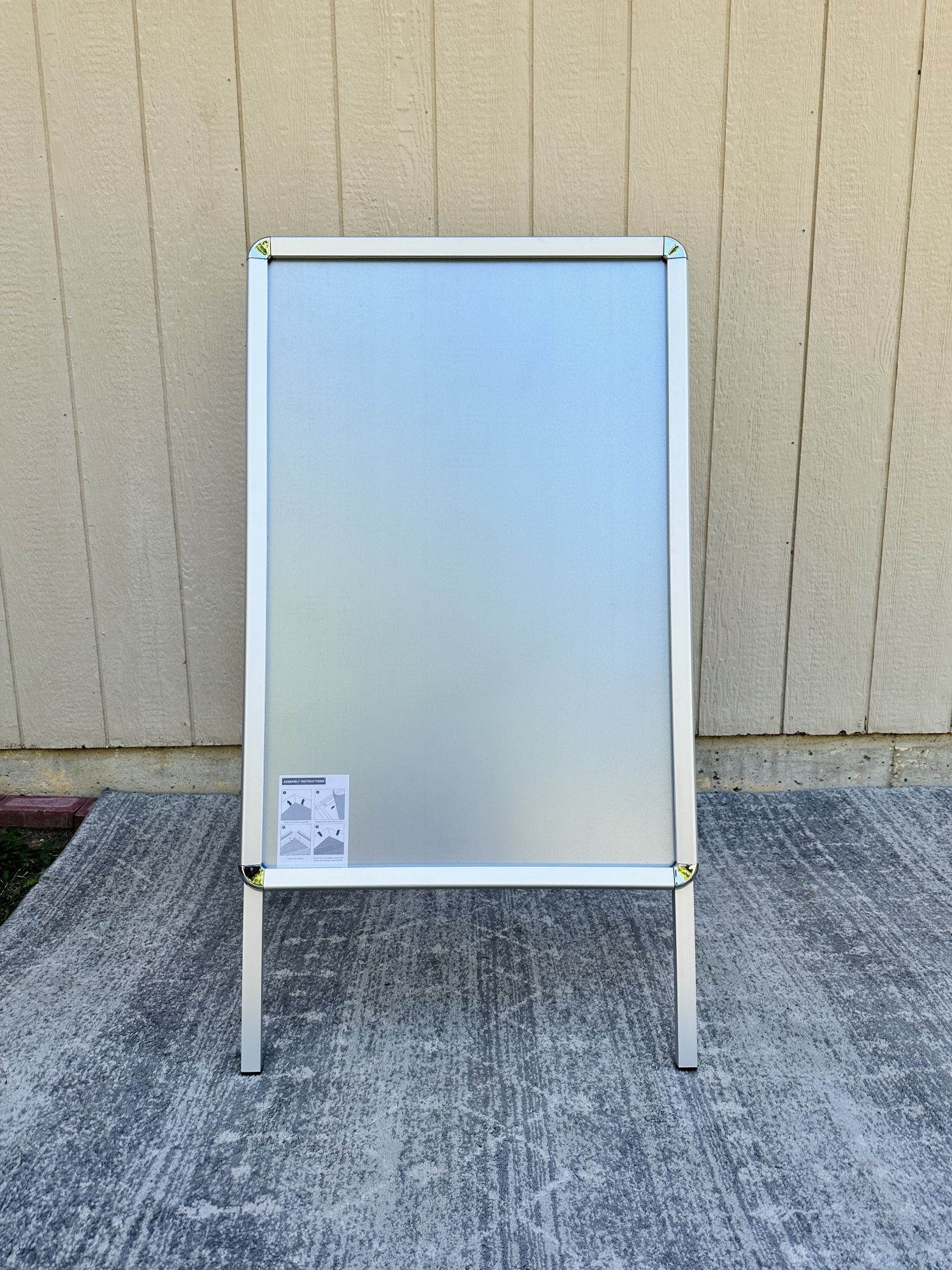 Aluminum A-Frame Double Sided Display Board (24”x 36”/ A1 size)