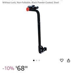 Husky Towing Bike Rack 81146, 2 Inch Receiver Hitch Mount, Holds 2 Bikes, Up to 60 Pound Weight Capacity, Bike Frame Clamp, Without Lock, Non-Foldable