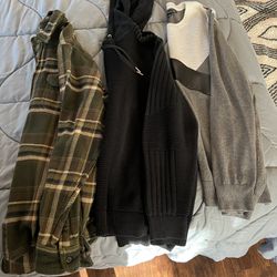 Men’s Sweaters, Pants, And Shirts