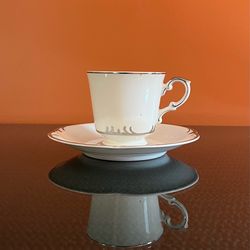 Vintage Gold China Company Elegance Pattern Teacup and Saucer Made In Japan