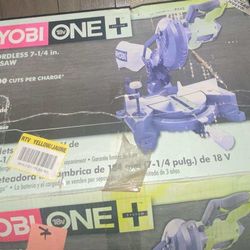 Ryobi Mitter Saw 18v 7 1/4 Mitter New Comes With Battery And Charger 